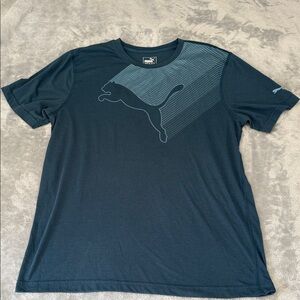 Puma Men's Dark Blue Short Sleeve Tee